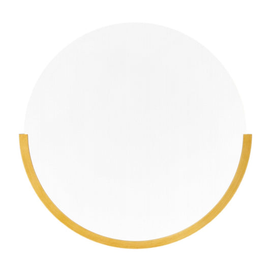 Dawn Round Mirror (Brass)