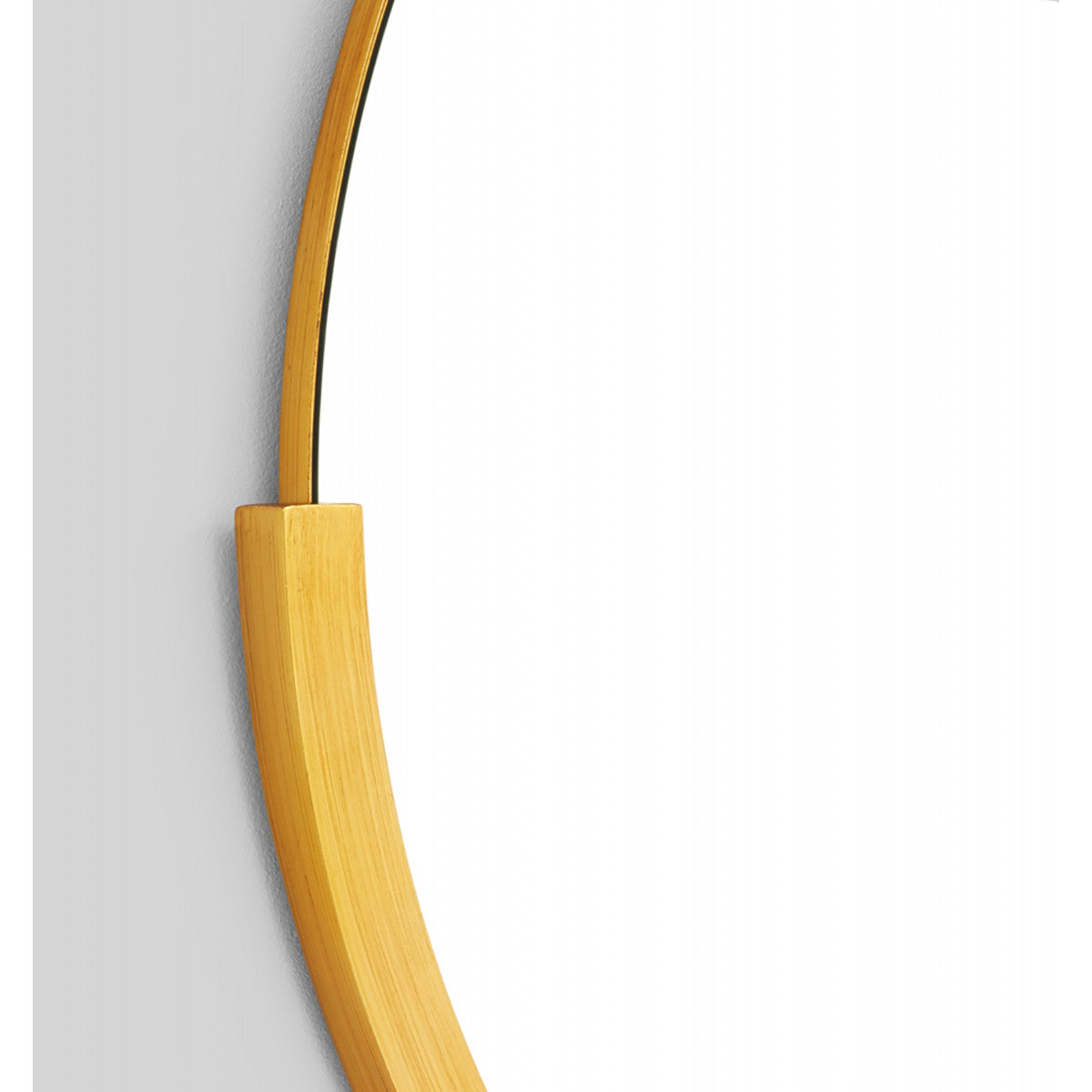 Dawn Round Mirror (Brass)