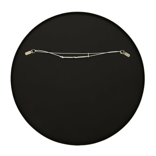 Flynn Round Mirror (Black)