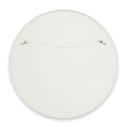 Flynn Round Mirror (White)