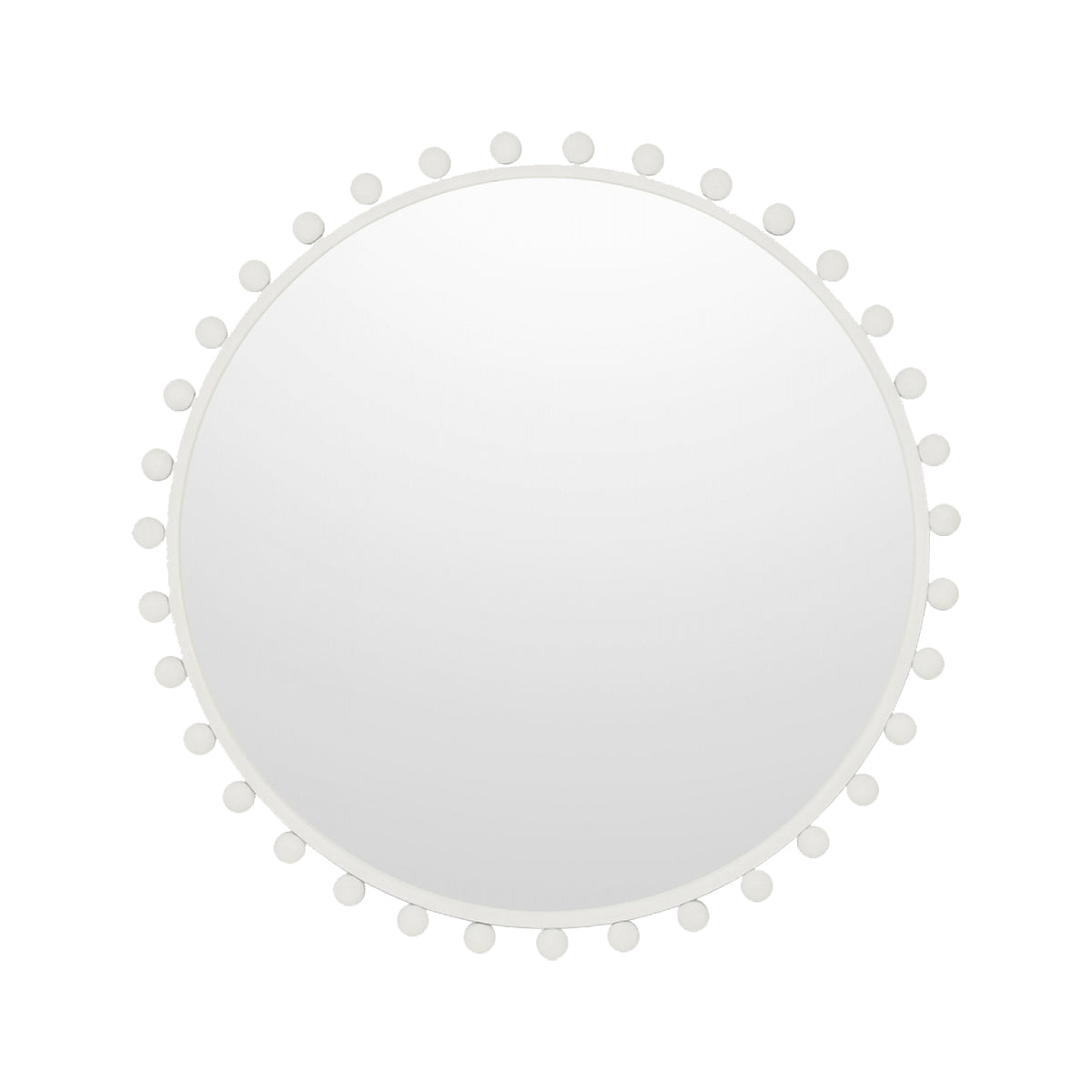 Luna Round Antique Mirror