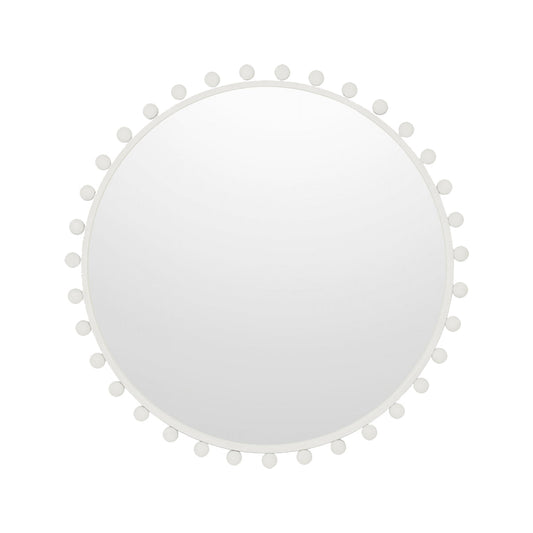 Luna Round Antique Mirror