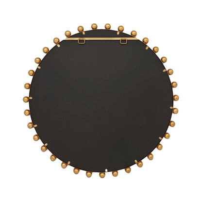 Luna Round Antique Mirror