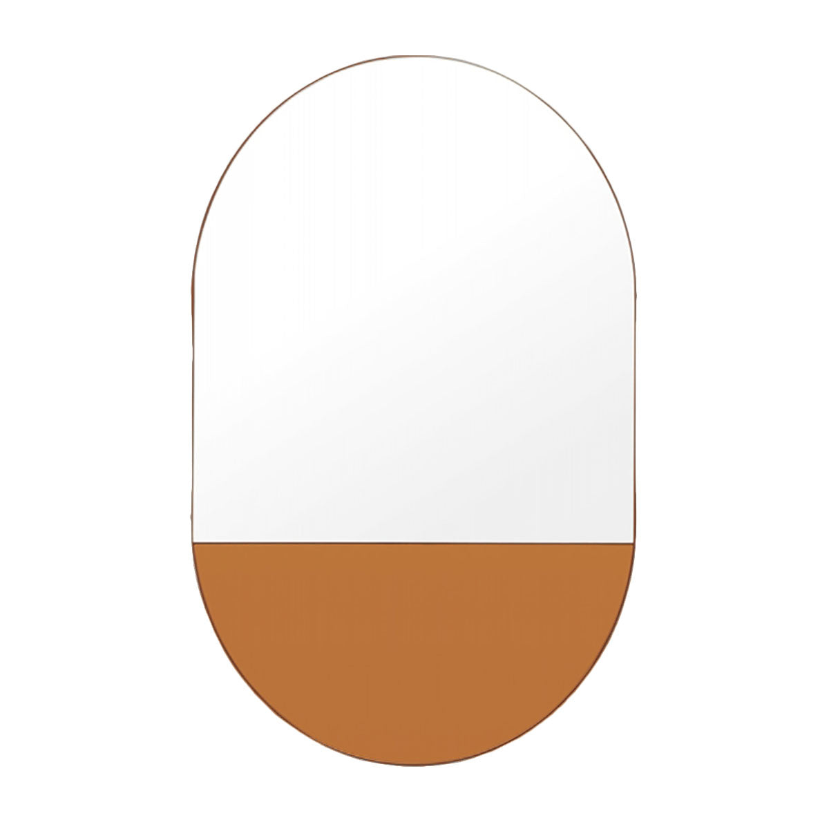 Mira Duo Oval Mirror (Rust)