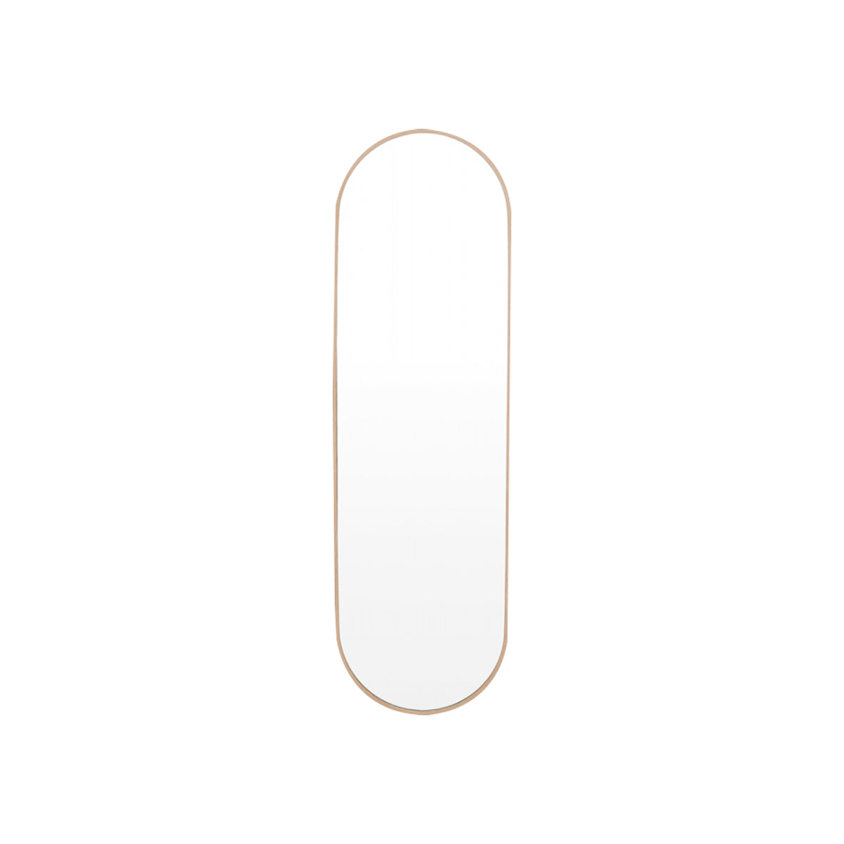 Simplicity Oval Mirror (Oak)