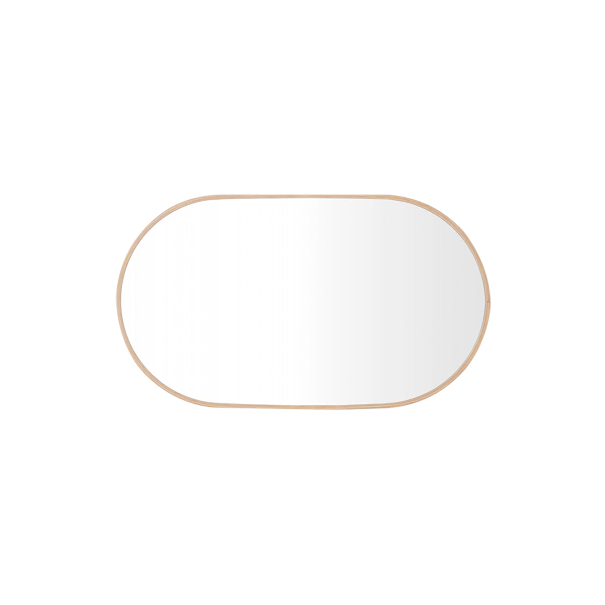 Simplicity Oval Mirror (Oak)