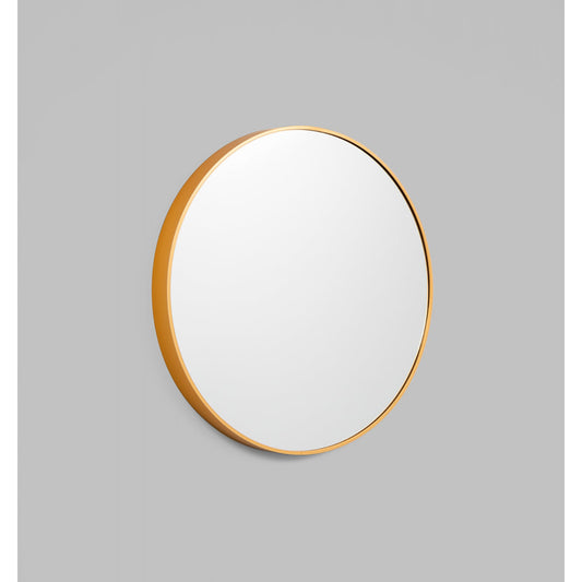 Simplicity Round Mirror (Brass)