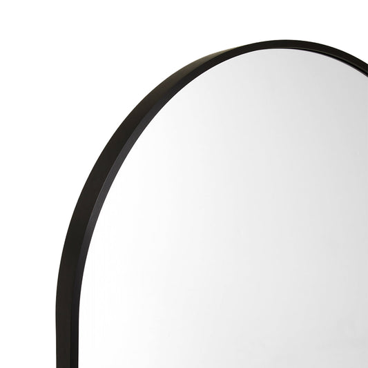 Simplicity Standing Arch Curve Mirror (Black)