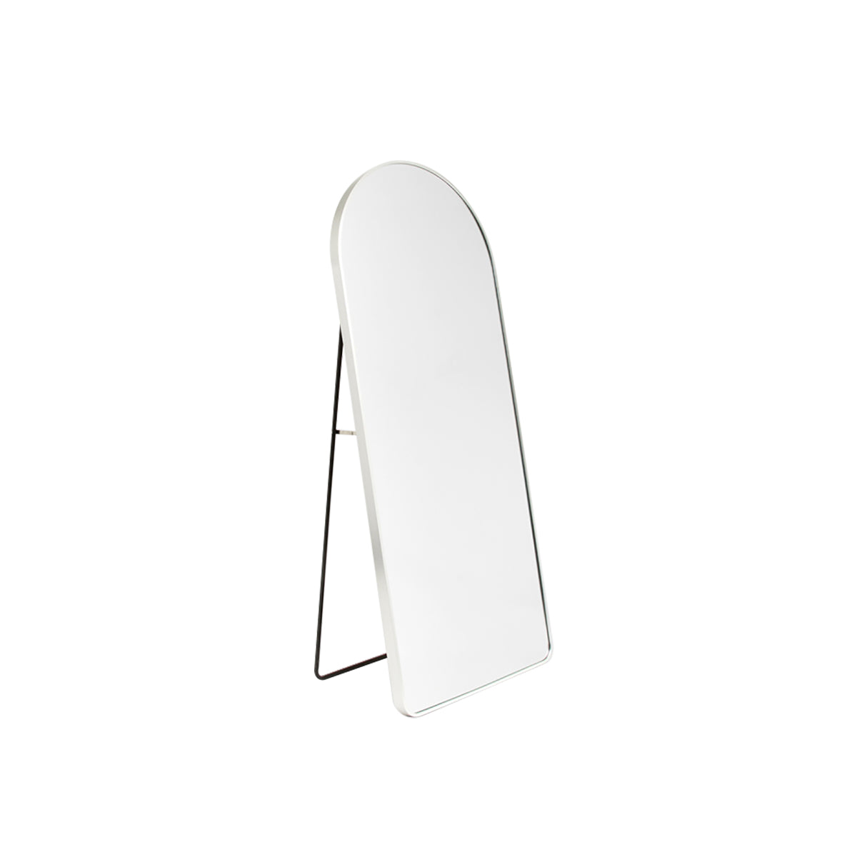 Simplicity Standing Arch Curve Mirror (Silver)