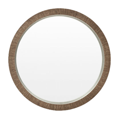 Wood Circle Mirror