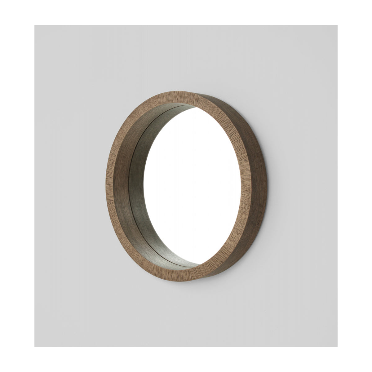 Wood Circle Mirror