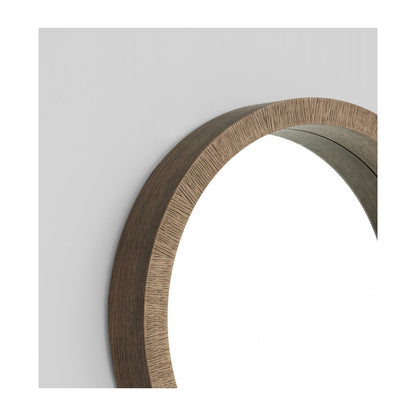 Wood Circle Mirror