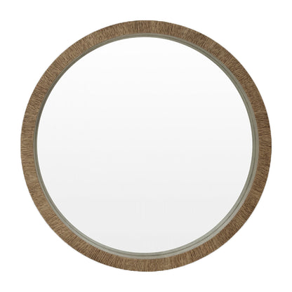 Wood Circle Mirror