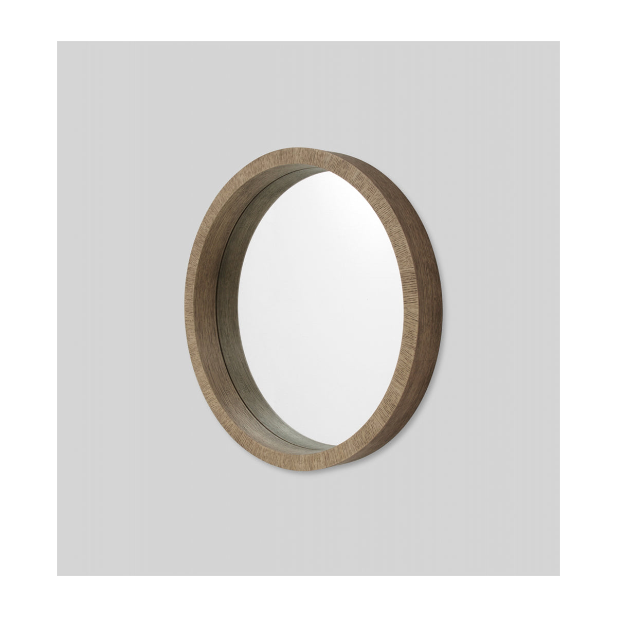 Wood Circle Mirror