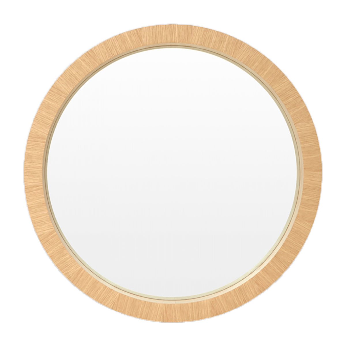 Wood Circle Mirror