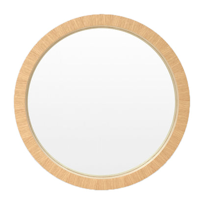 Wood Circle Mirror