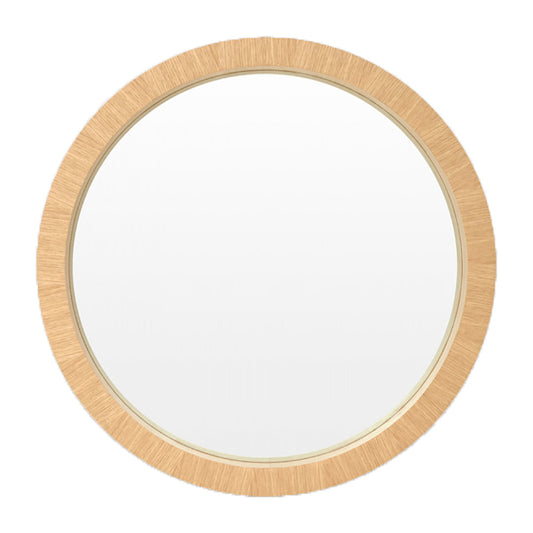 Wood Circle Mirror