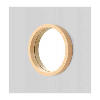 Wood Circle Mirror