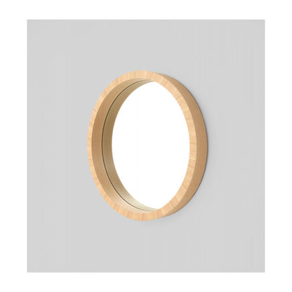 Wood Circle Mirror