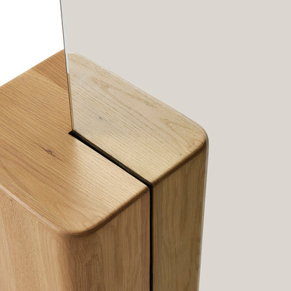 Block Floor Mirror (Oak)