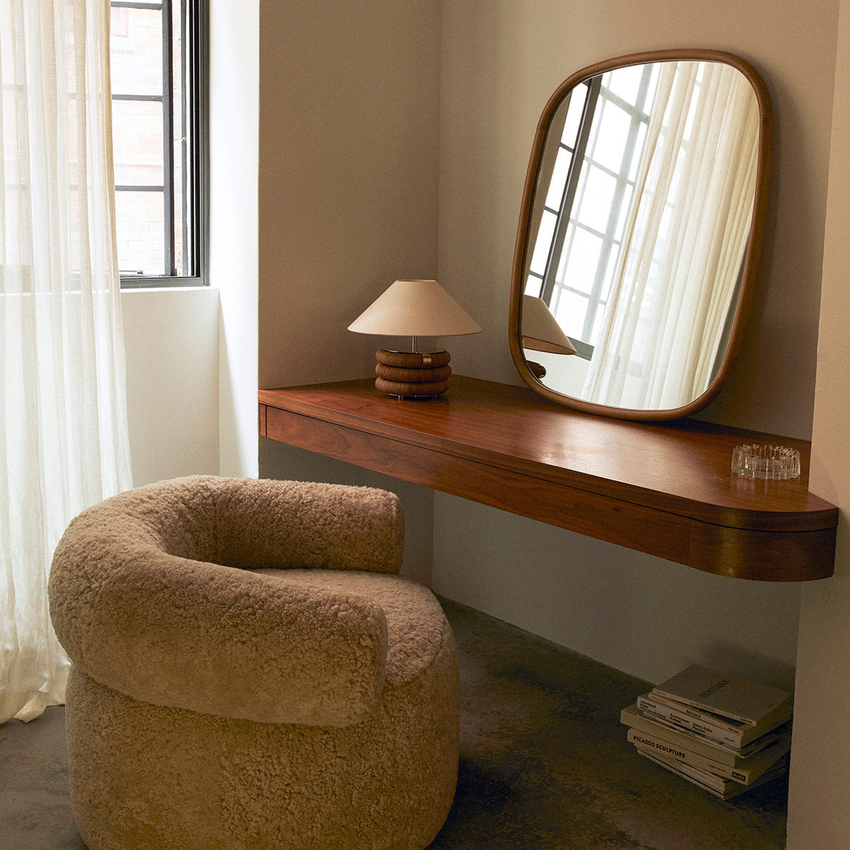 Trim Wall Mirror (Oak)