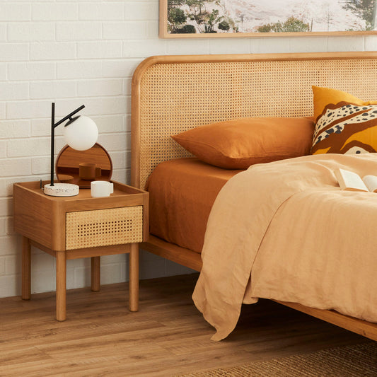 Norah Rattan Bedside Table