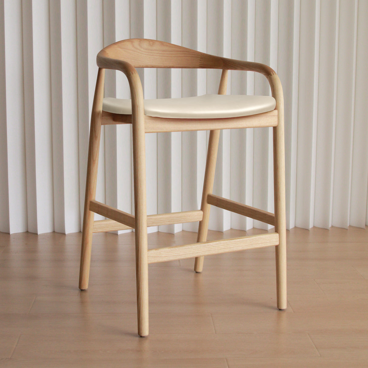 Noris Leather Bar Stool