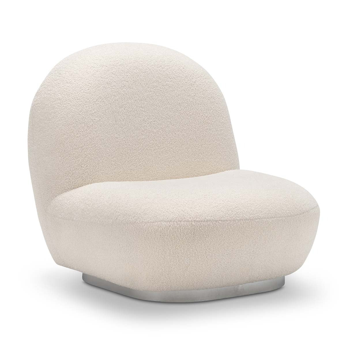 Pacha Low Slung Boucle Lounge Chair