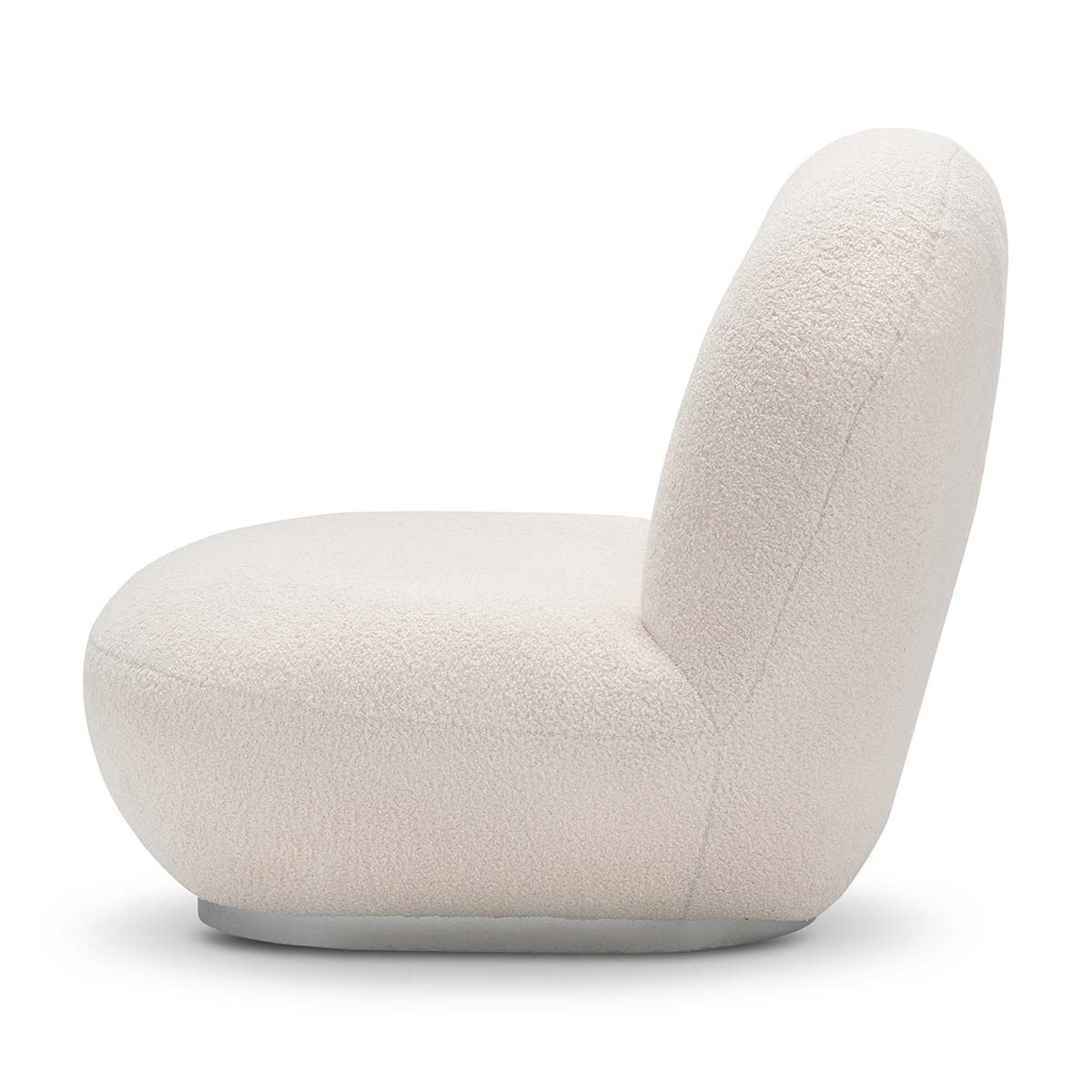 Pacha Low Slung Boucle Lounge Chair