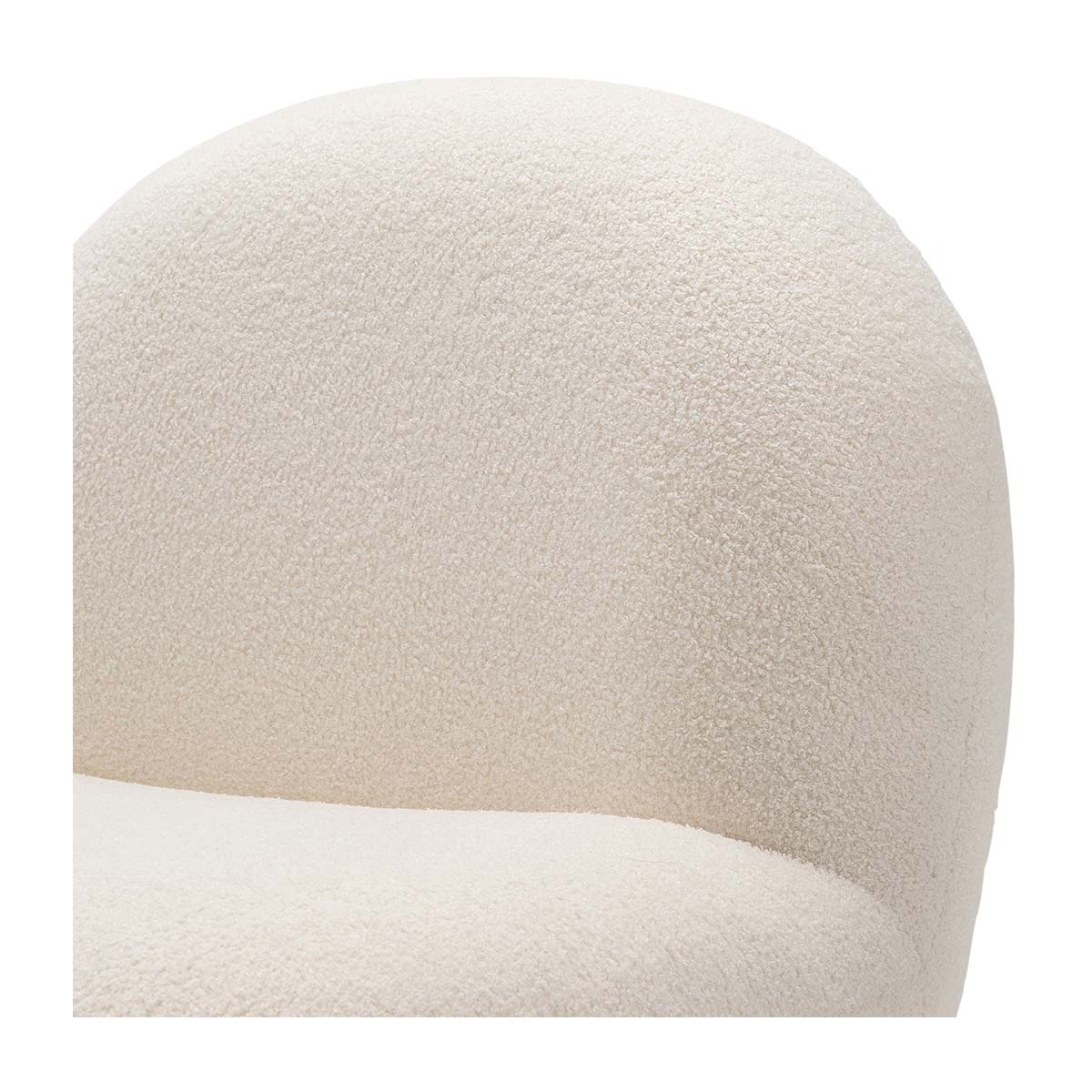 Pacha Low Slung Boucle Lounge Chair