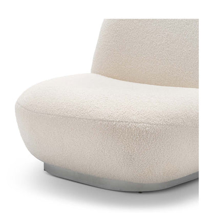 Pacha Low Slung Boucle Lounge Chair