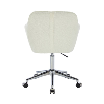 Ava Boucle Office Arm Chair