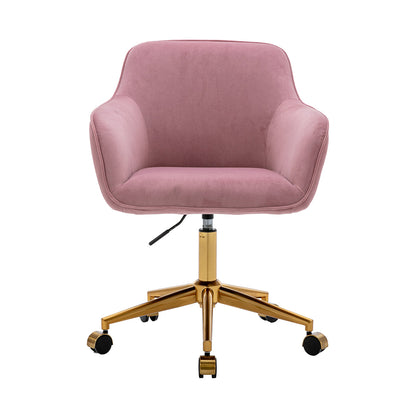 Ava Velvet Office Arm Chair