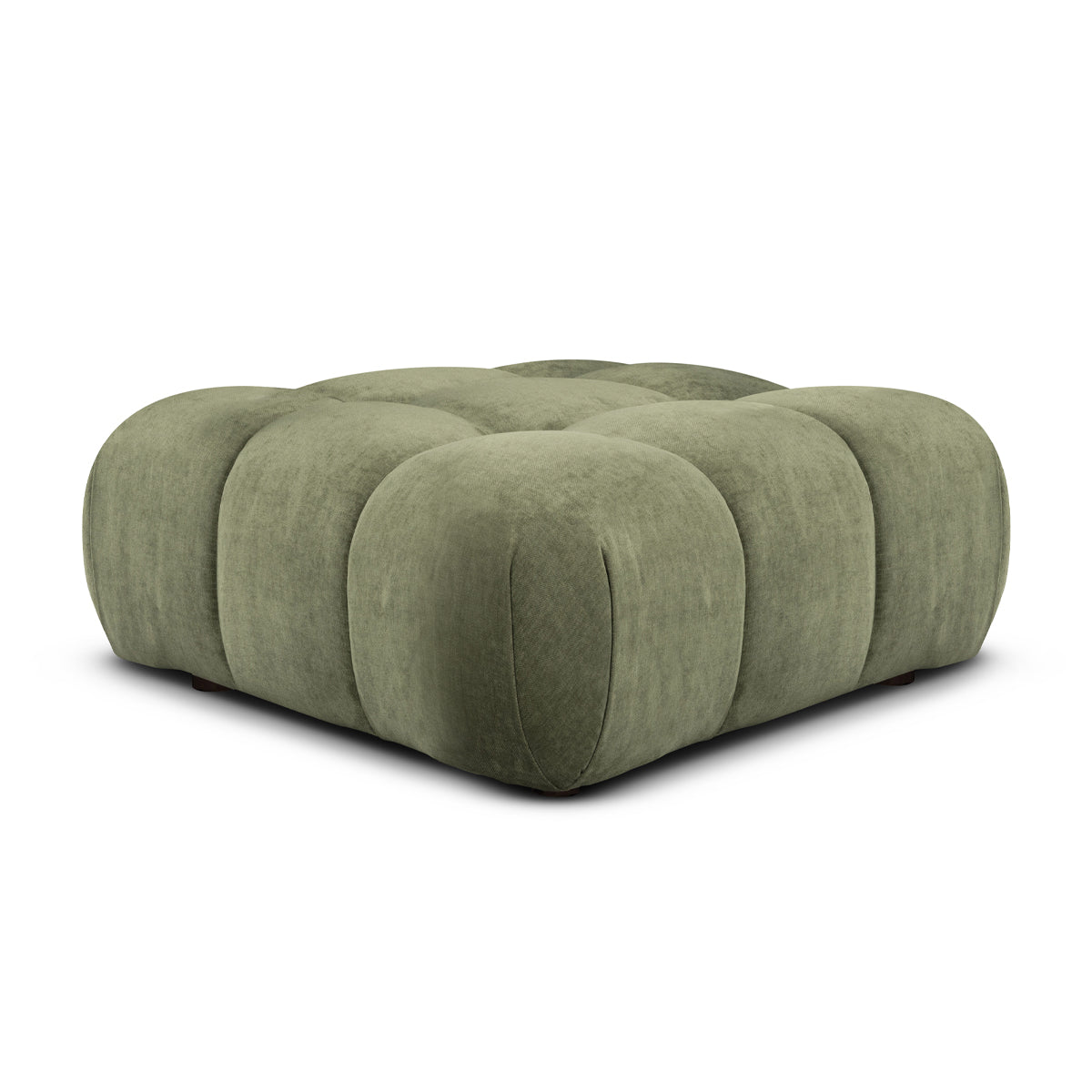 Bowie Textured Velvet Ottoman