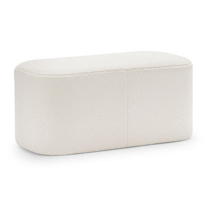 Ayla Boucle Rectangle Ottoman