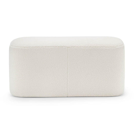 Ayla Boucle Rectangle Ottoman
