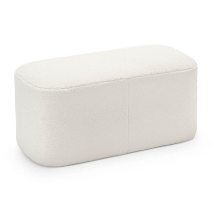 Ayla Boucle Rectangle Ottoman
