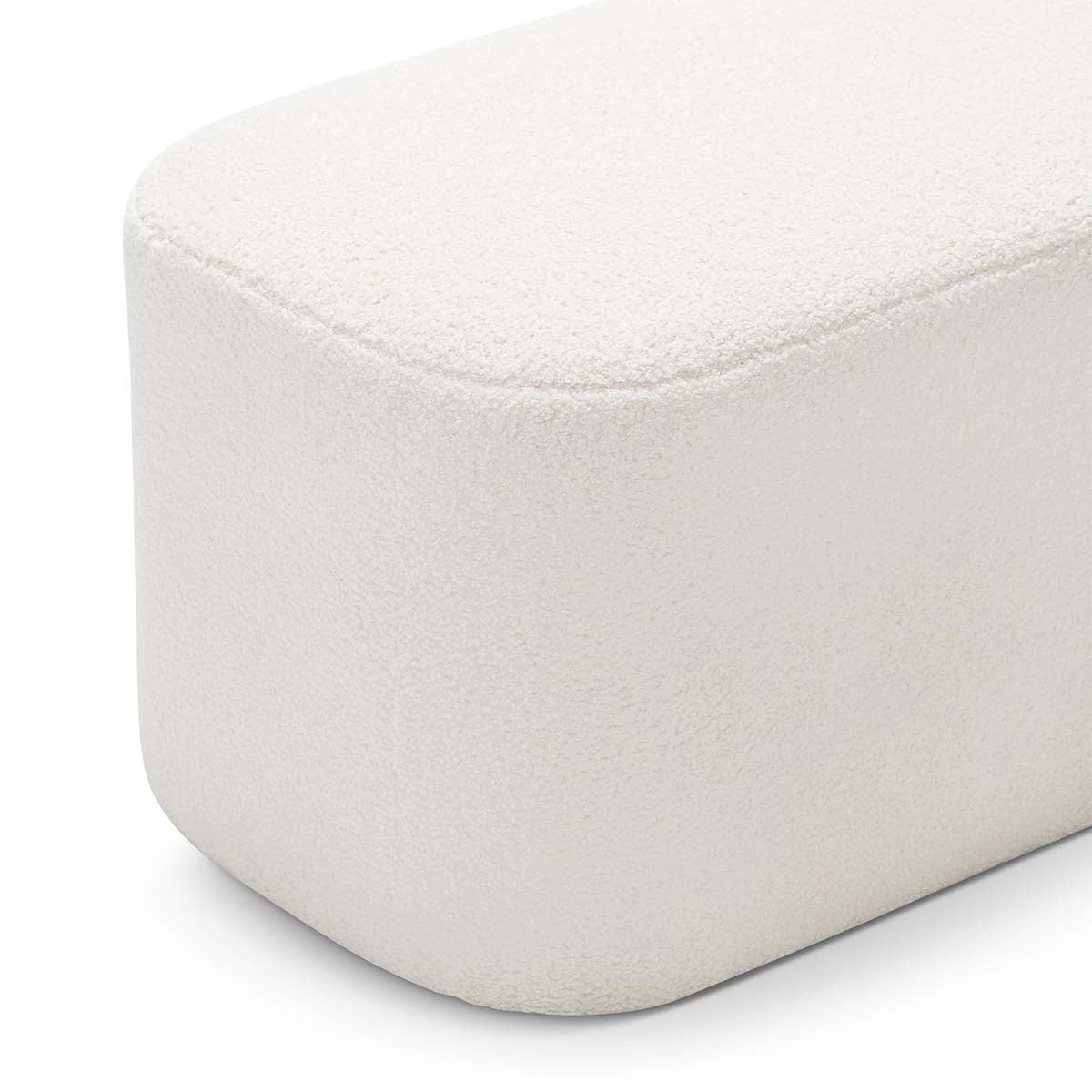 Ayla Boucle Rectangle Ottoman