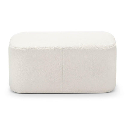 Ayla Boucle Rectangle Ottoman