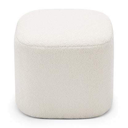 Ayla Boucle Square Ottoman