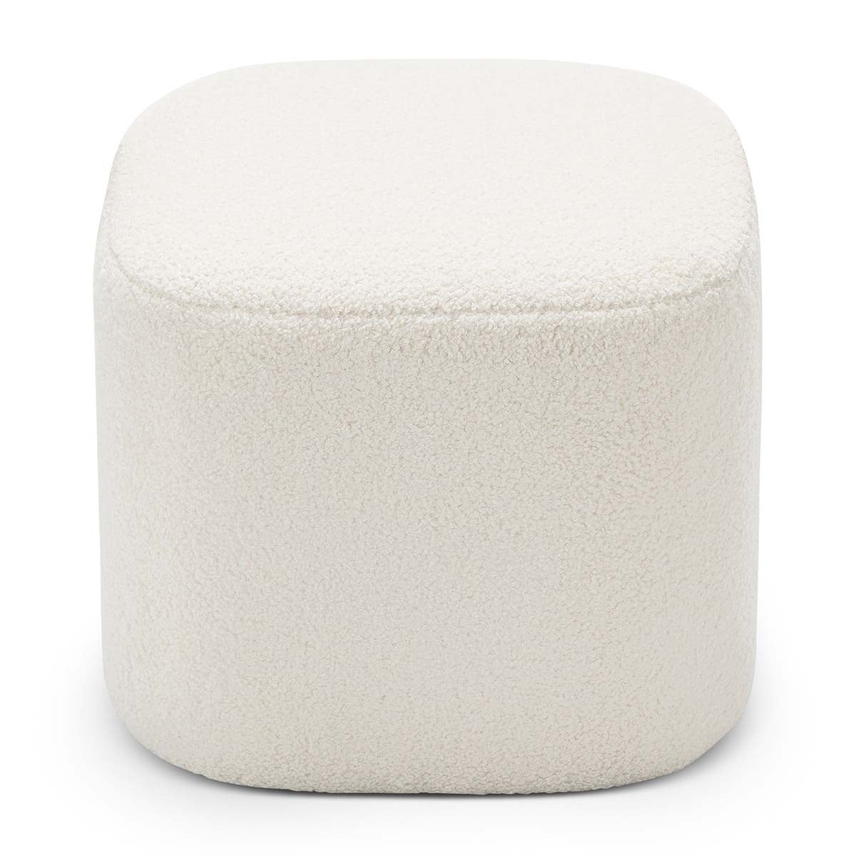 Ayla Boucle Square Ottoman