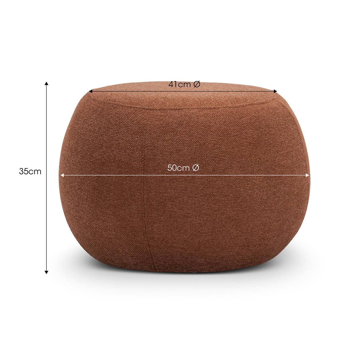 Pouf Fabric Ottoman