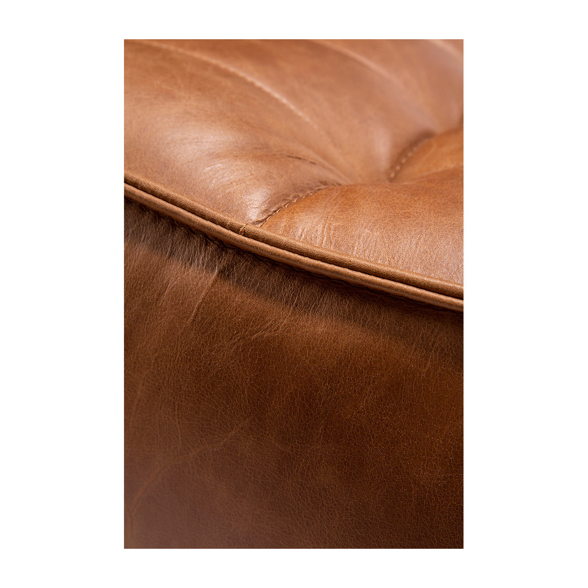 N701 Leather Ottoman