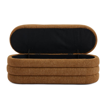 Mecca Oval Storage Ottoman