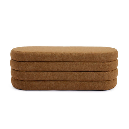 Mecca Oval Storage Ottoman