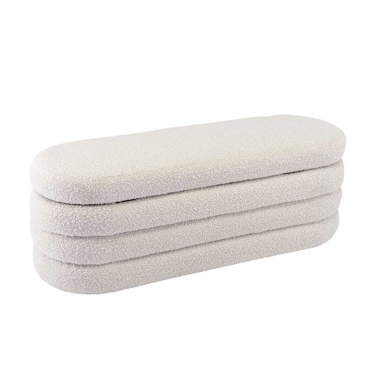 Mecca Oval Storage Ottoman