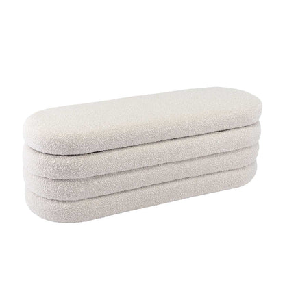 Mecca Oval Storage Ottoman