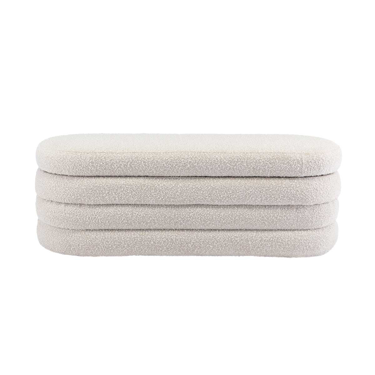 Mecca Oval Storage Ottoman