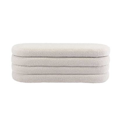 Mecca Oval Storage Ottoman