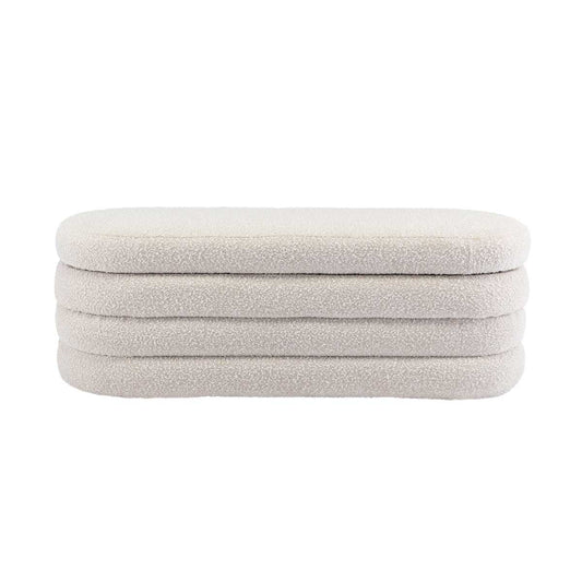 Mecca Oval Storage Ottoman